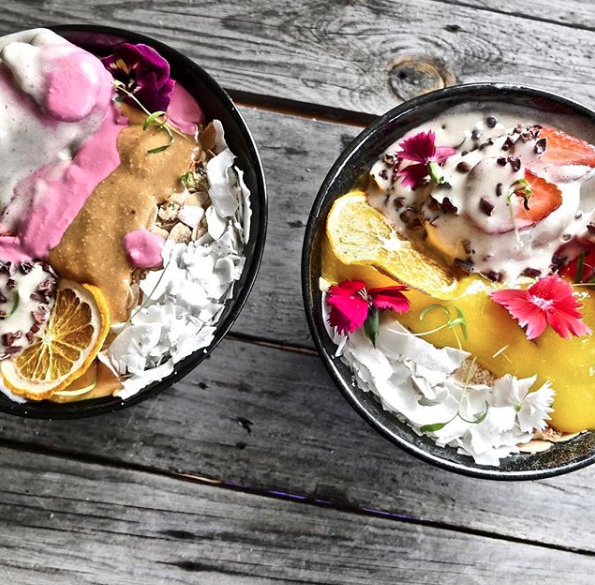 Some of Melbourne’s best smoothie bowls at Particle Cafe, with a fully vegan, gluten-free, healthy menu.