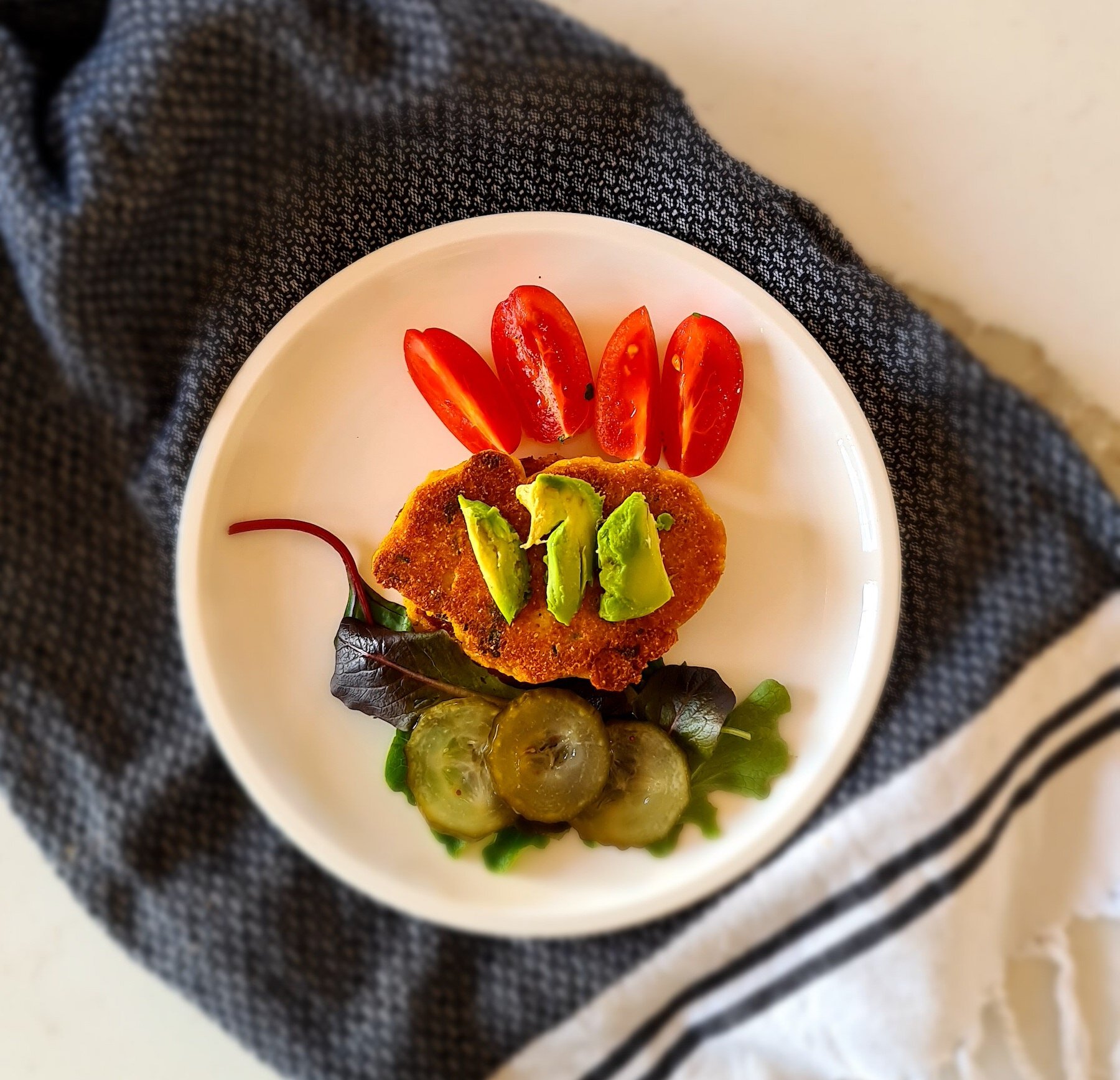 Crispy, Creamed Corn Cakes: Vegan, GF