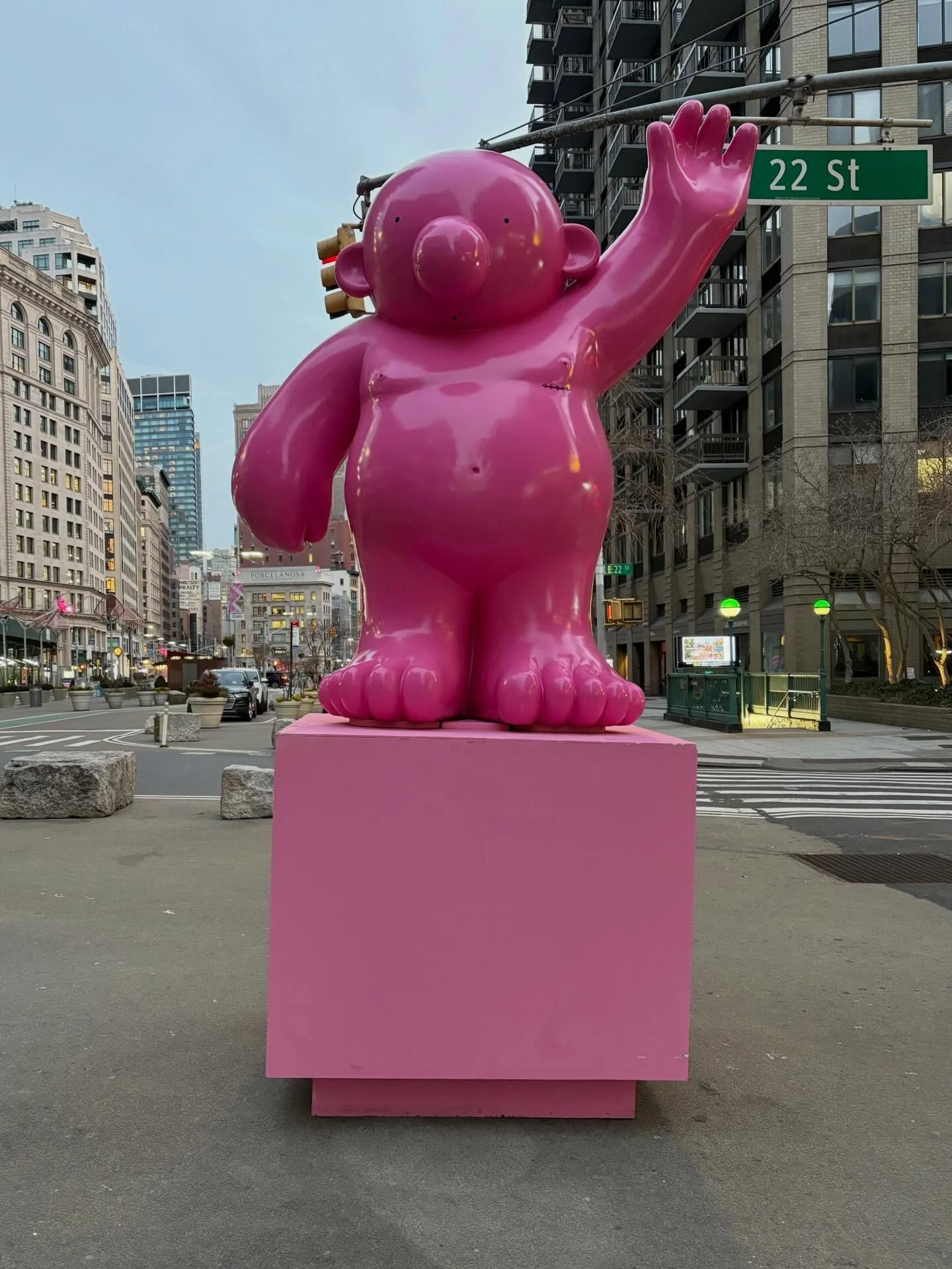 Mr. Pink has taken over the Flatiron District. Check them out while you still can&hellip;