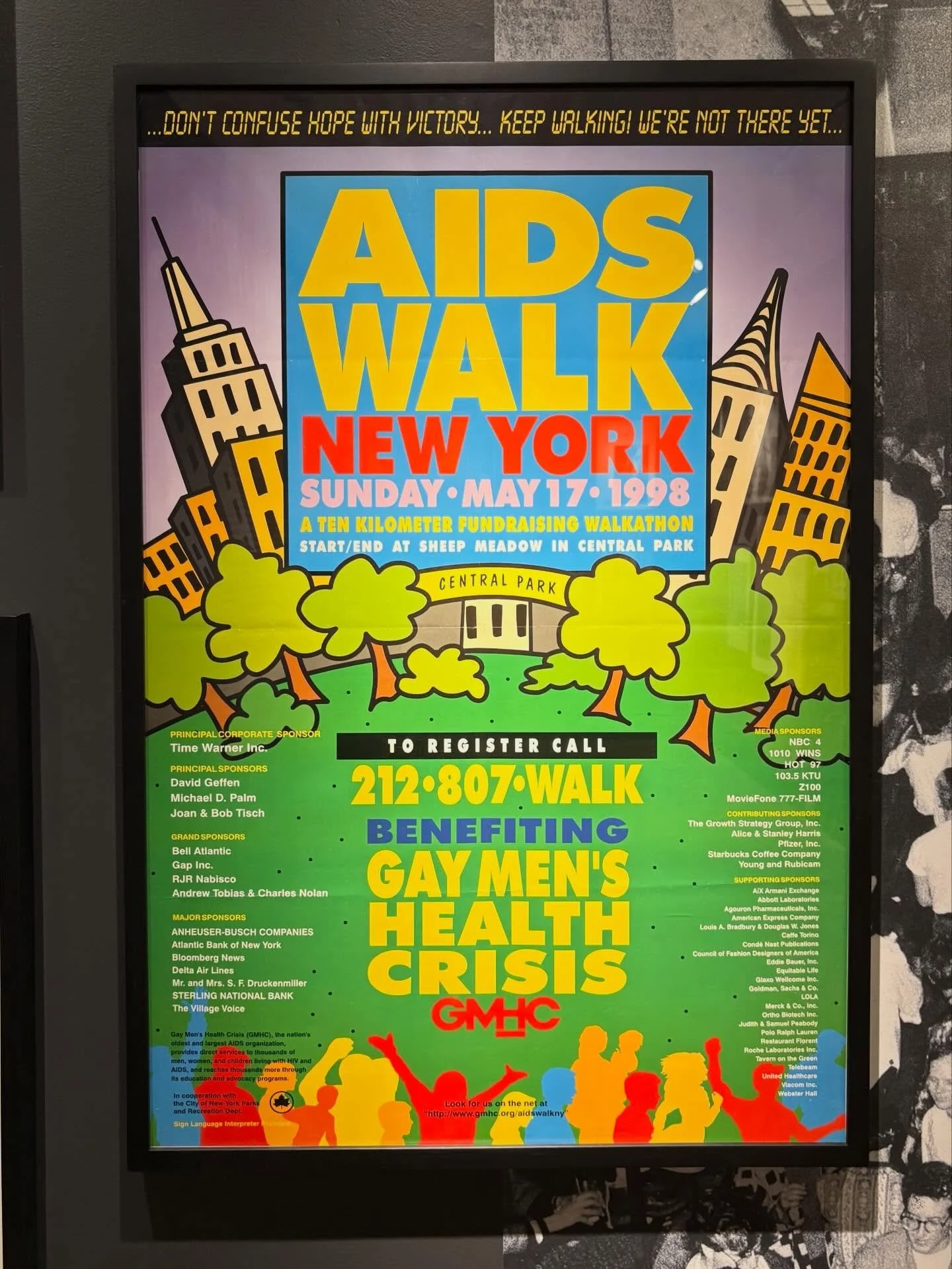 Some pieces from the Love &amp; Fury: New York&rsquo;s Fight Against AIDS exhibition at Poster House, including an old poster from AIDS Walk NY.

AIDS Walk NY began back in 1986, and here I am, 40 years later, once again getting ready to walk and ask