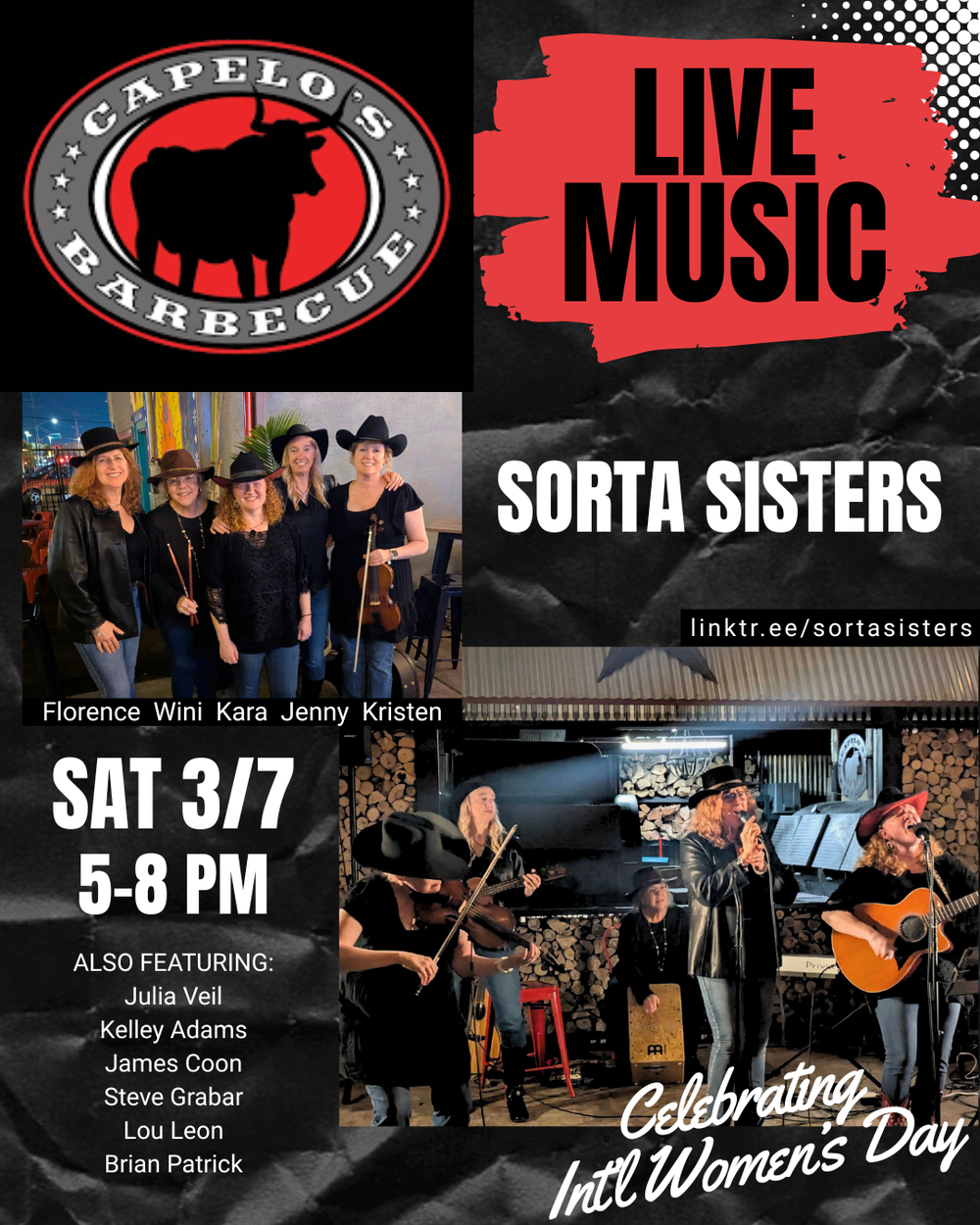 Sorta Sisters — Capelo's Barbecue