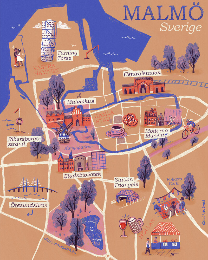 Malmö Map