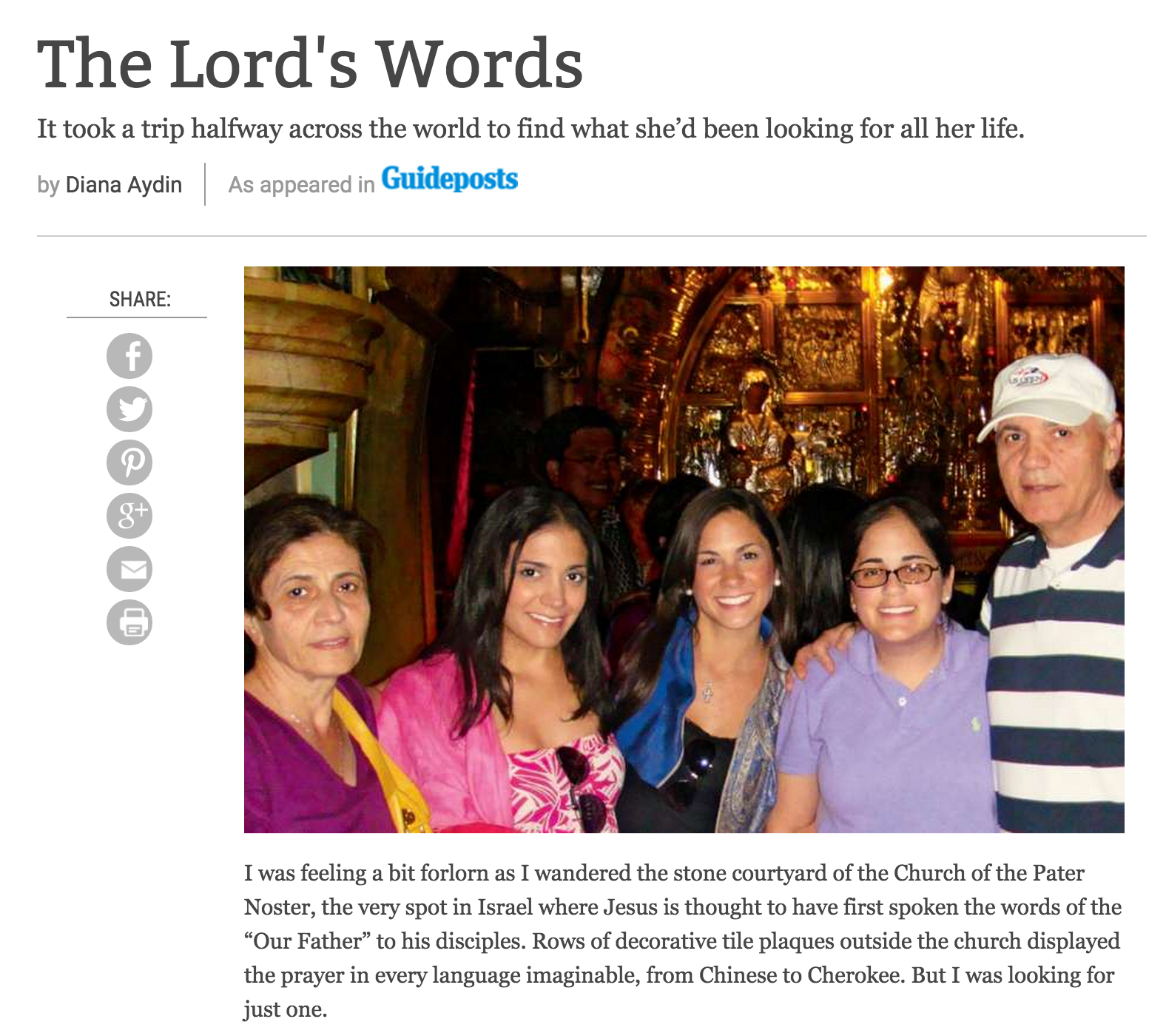 The Lord's Words