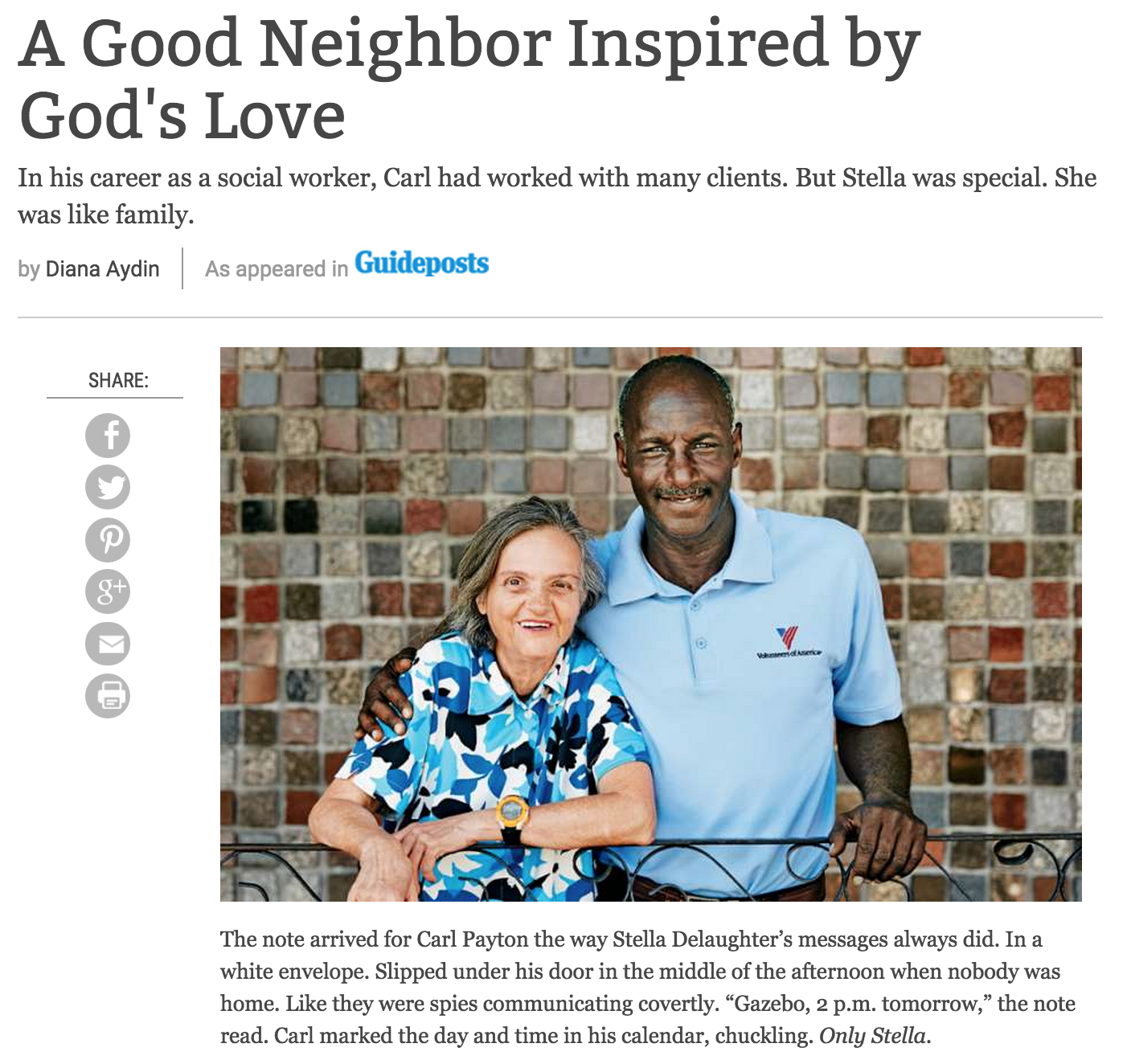 A Good Neighbor Inspired by God's Love