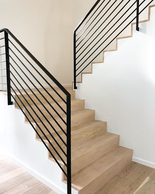 Select grade stair treads we just installed. The blocks were sized and fitted before installation in order to ensure they were all equal size and up to code. #design #homedesign #decor #interiordesign #moderndesign #myhouseidea #modernliving #laminat