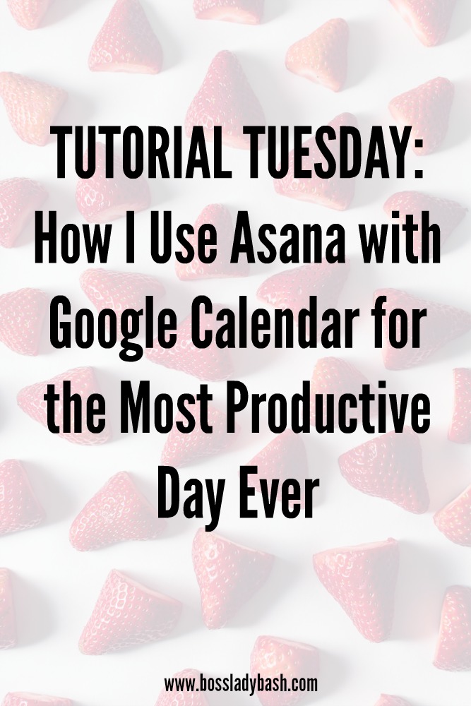 A tutorial on how to use Asana with Google Calendar