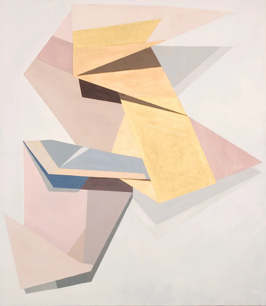 Origami #3. 2007. Oil on canvas.