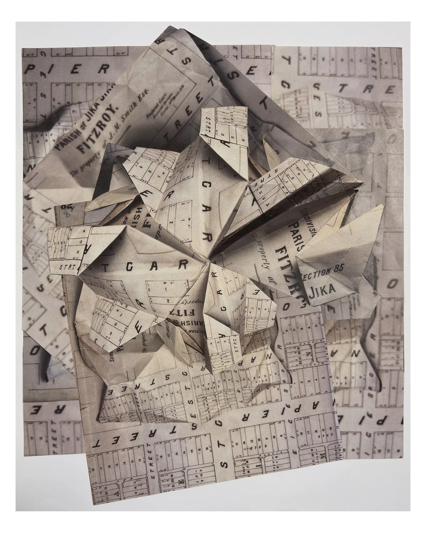 Andrea Eckersley, P/an of/part of, 2025, pigment ink-jet print, 580 x 700 mm.