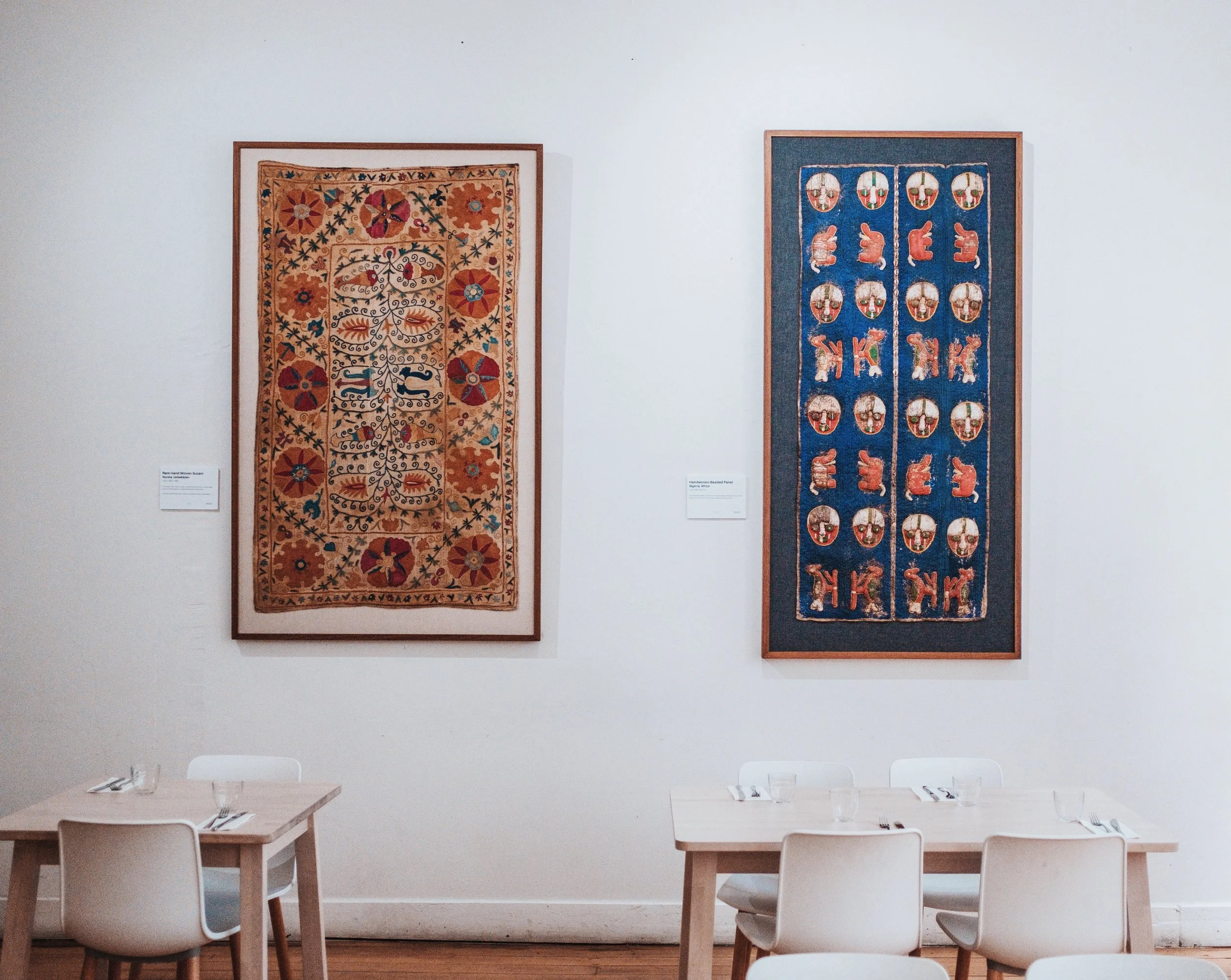  Collaboration between The Antique Guild (Wall Tapestry) &amp; Greenglass (French Food and Wine). 
