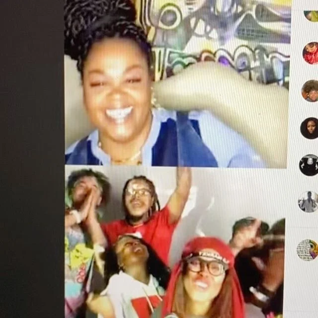Sooo epic with @missjillscott and @erykahbadu 3+ hours of sharing their music, telling stories, and love vibing for the world. Queens are Healers 💜👑👑💜 👁🦋👁 This is so special - this time in quarantine, the innovation coming from the heart is th