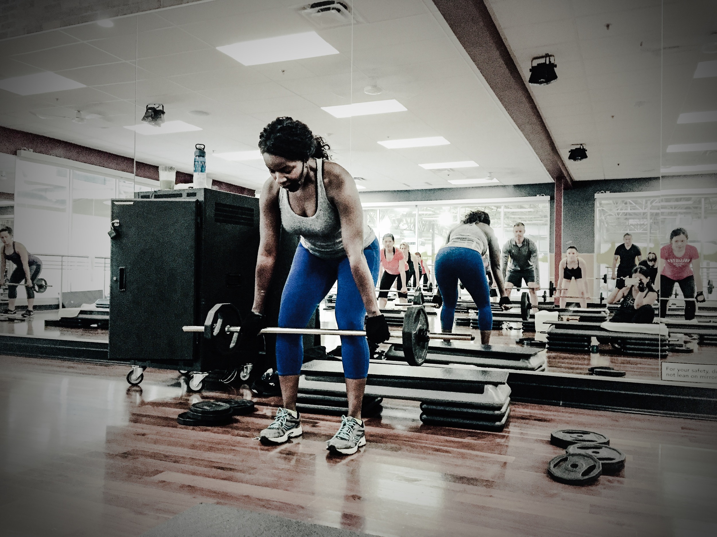 Teaching Saturday Morning Bodypump Class 