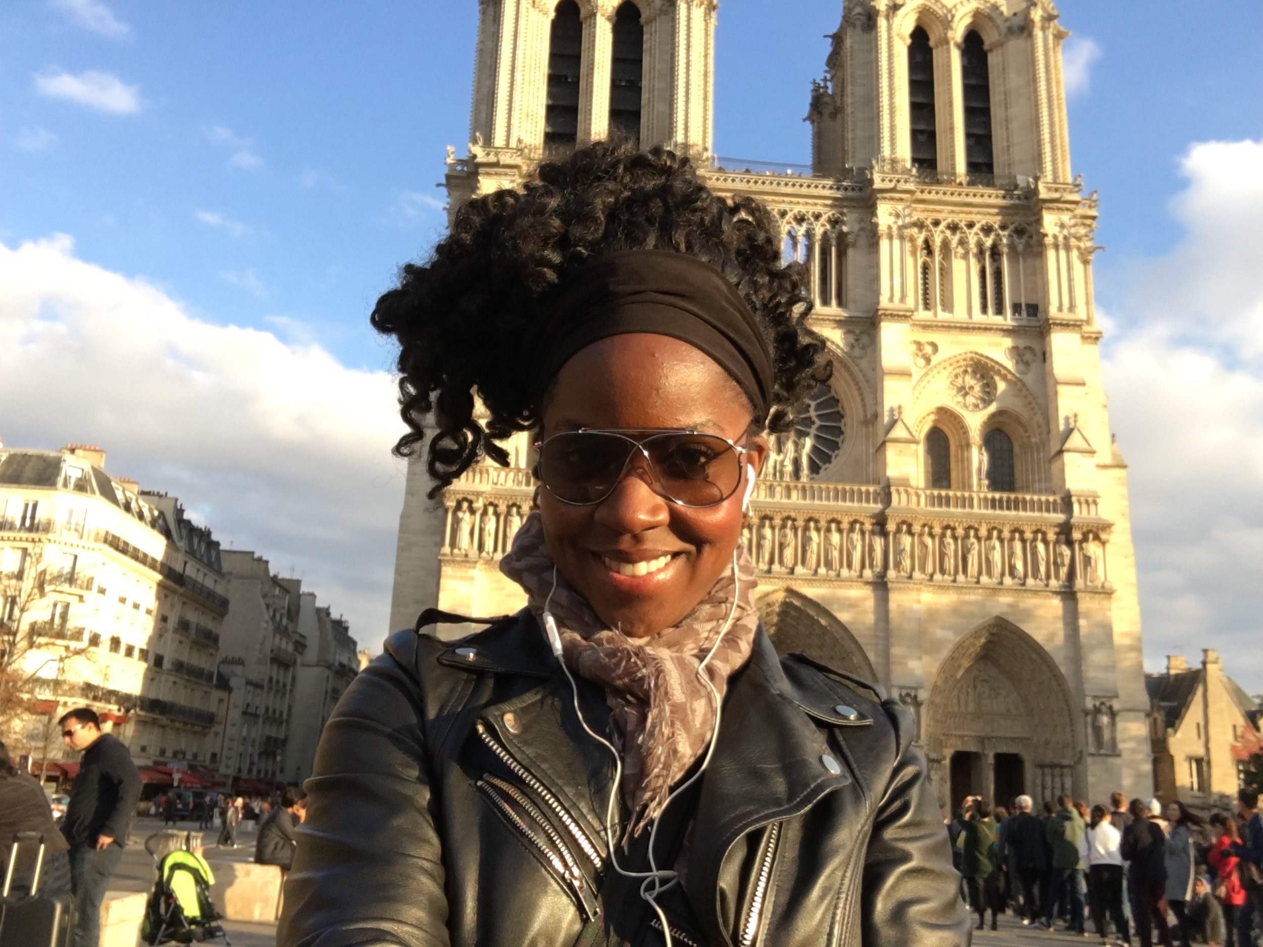 Notre Dame Selfie.....Corny I know!