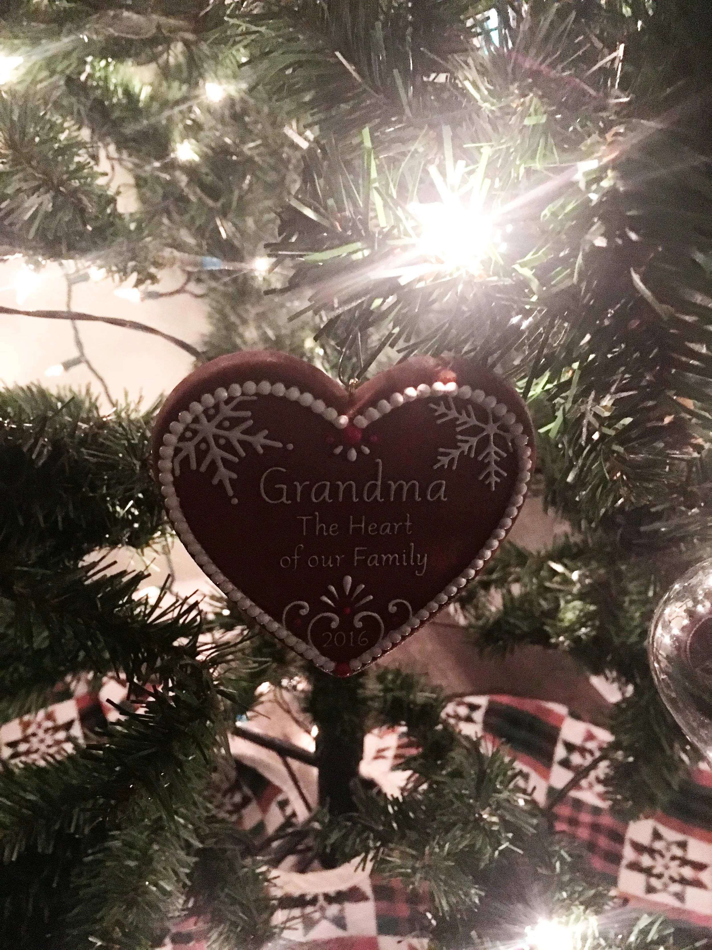 Finally! My Mommy is a Grandma! Granny's first Christmas 2016! 