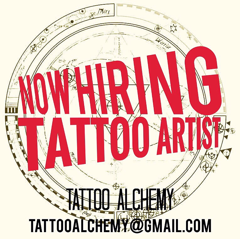 Sarenity Apparel Tattoos  Piercings  We are now hiring experienced tattoo  artists We are not currently looking for apprentices If you or someone  you know is a passionate professional tattoo artist