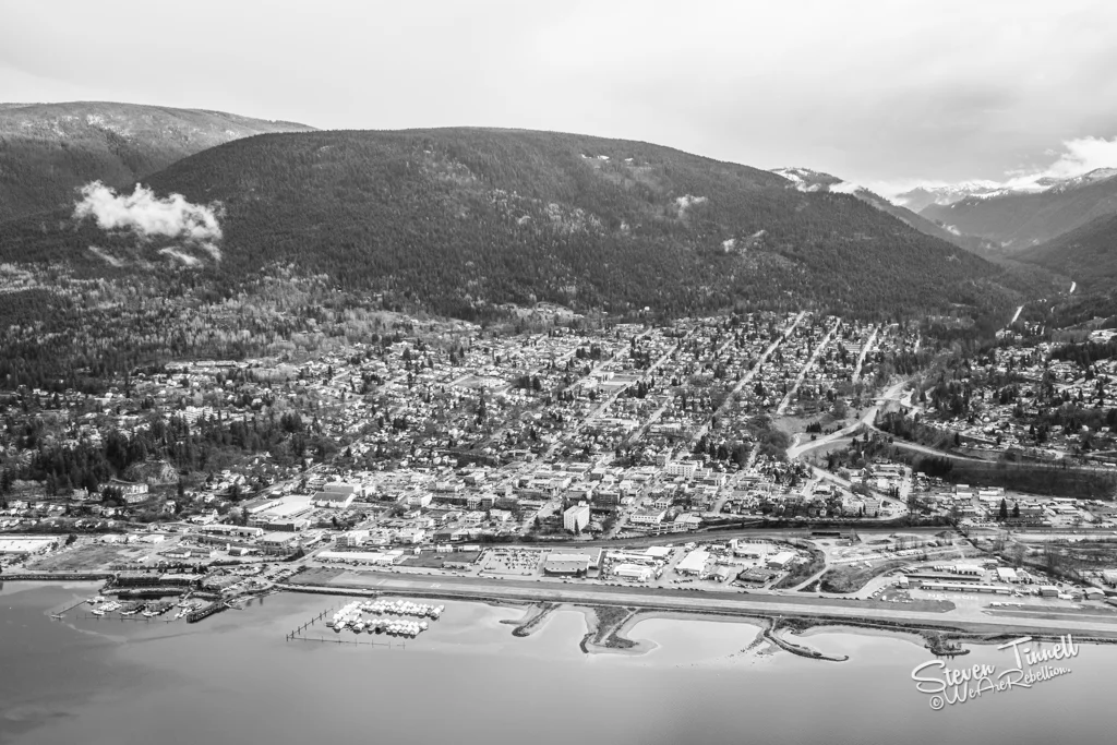 Downtown Nelson from Pulpit Rock