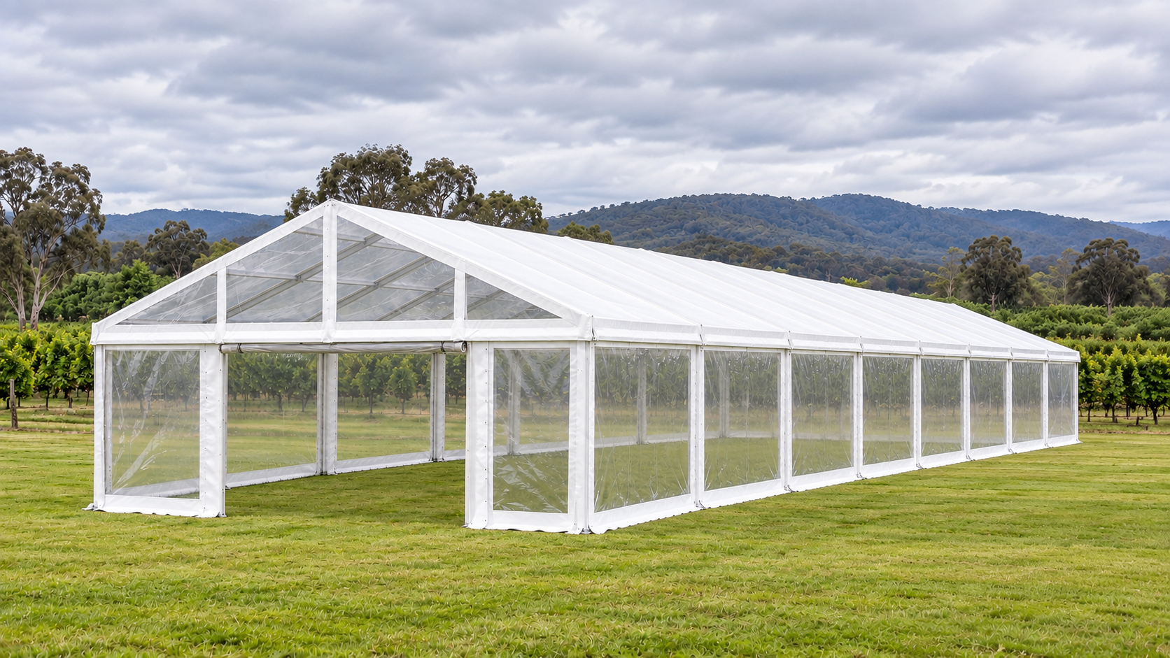 6m x 24m Clear Span Marquee