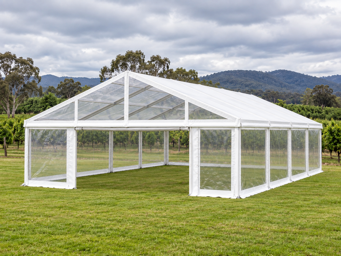 10m x 12m Clear Span Marquee