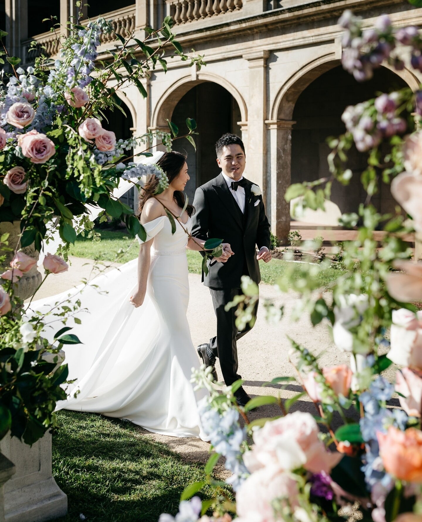 Carmen &amp; Nathaniel's wedding at The Refectory in the picturesque Werribee Park gardens, was a true floral wonderland brought to life! 🌼💖⁠
⁠
Featuring our: White Bentwood Chairs⁠
.⁠
.⁠
.⁠
.⁠
Styling and Coordination: @_bowcreative⁠
Venue: @lance