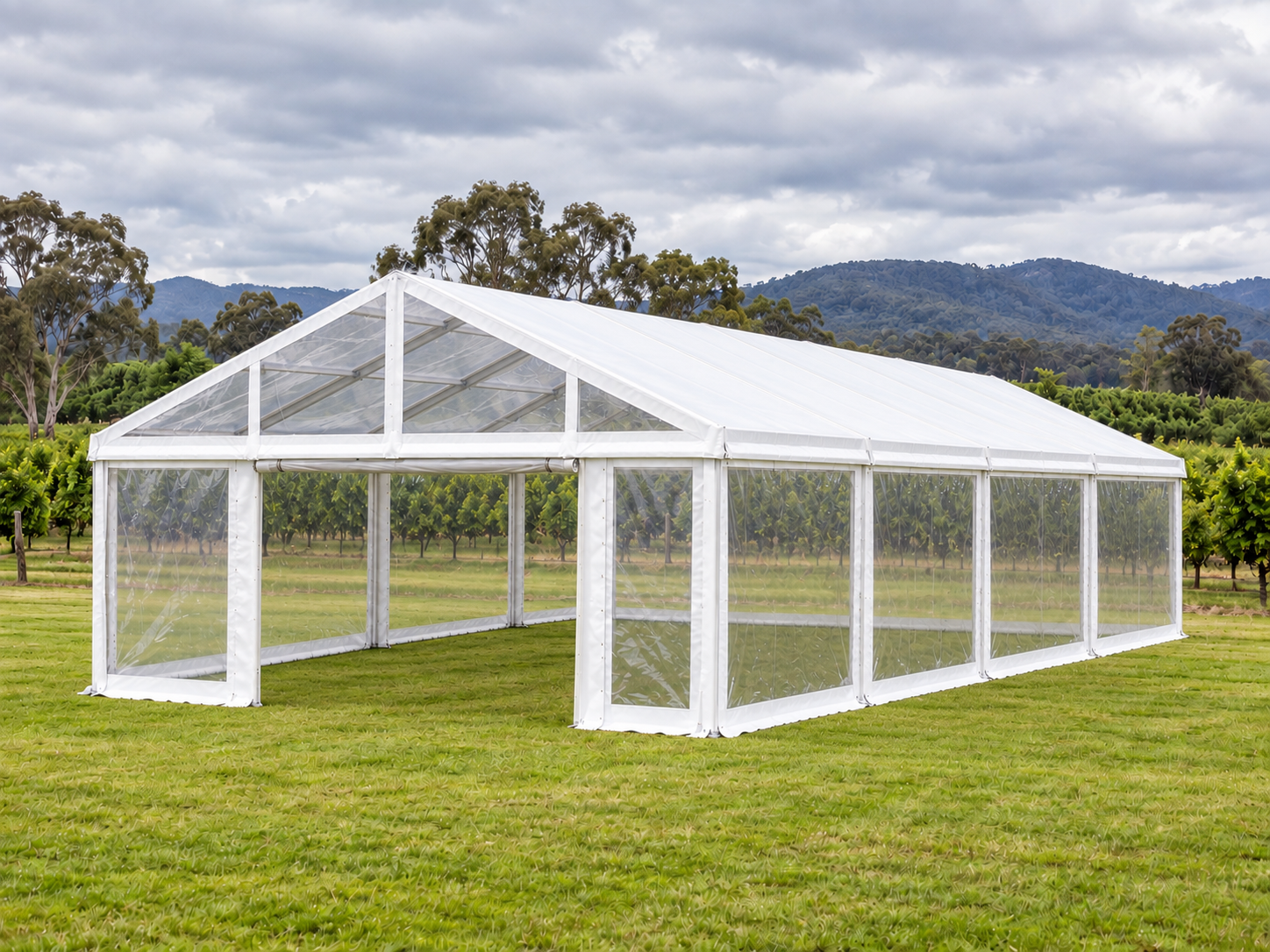 6m x 12m Clear Span Marquee