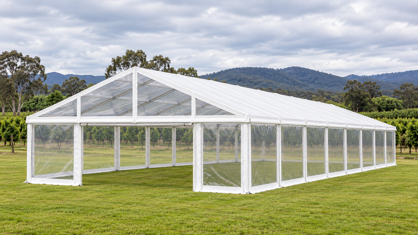 10m x 24m Clear Span Marquee