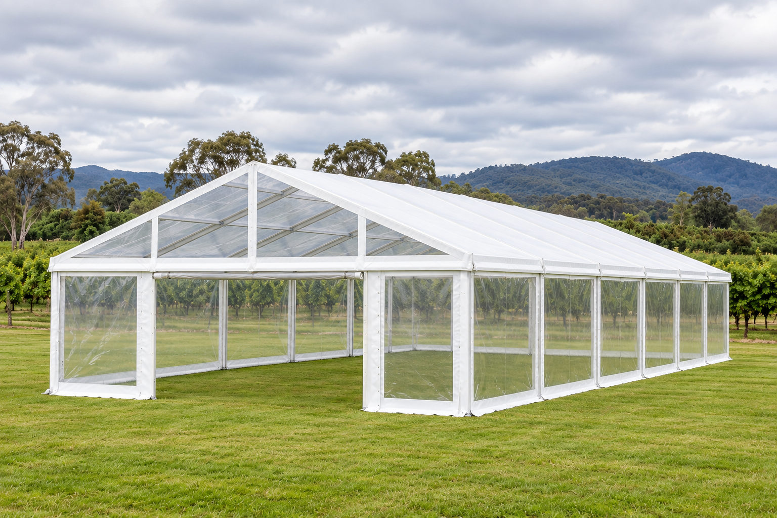 10m x 18m Clear Span Marquee