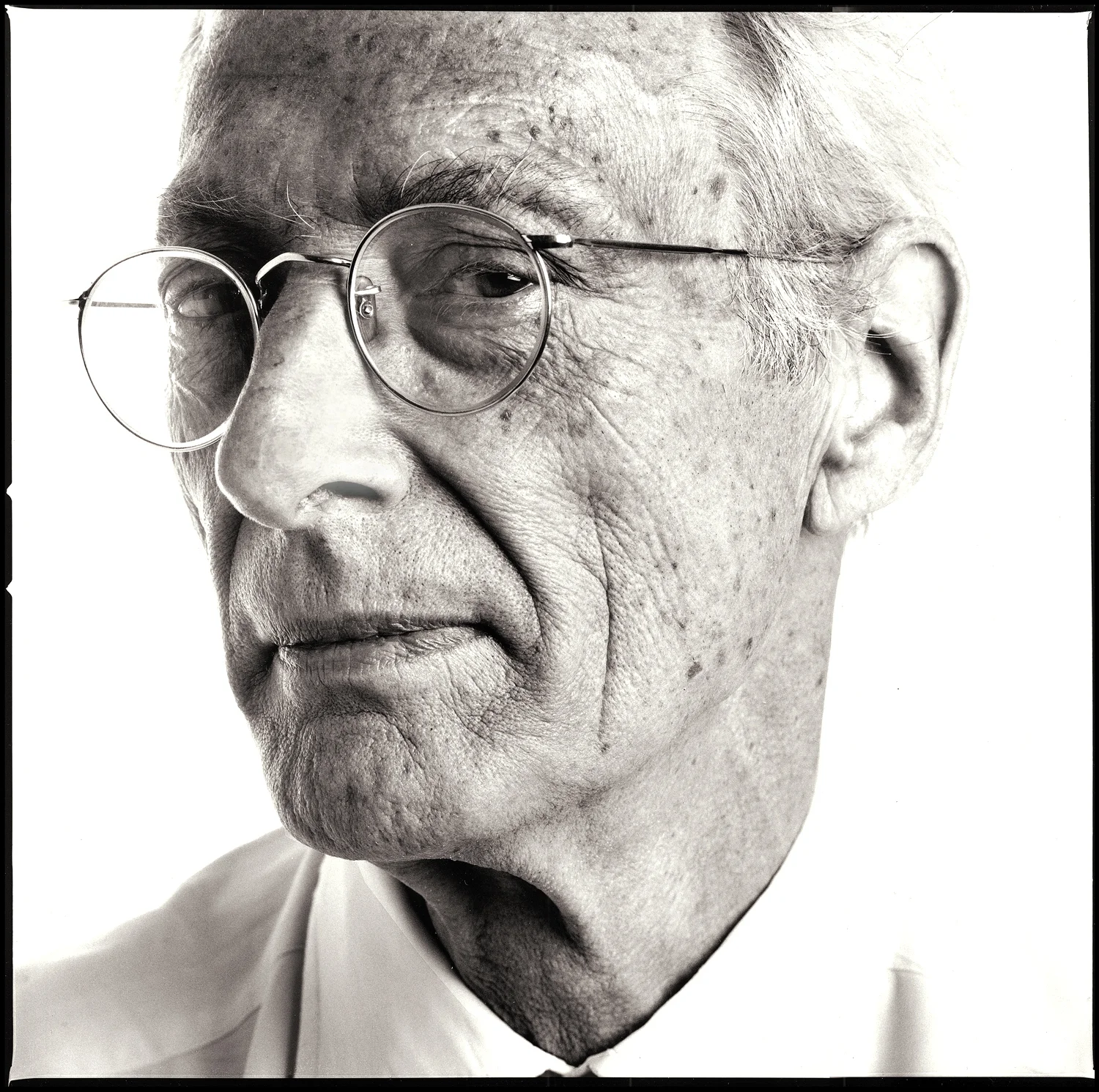 Bruce Reynolds, Architect of The Great Train Robbery. Portrait by Anthony Oliver