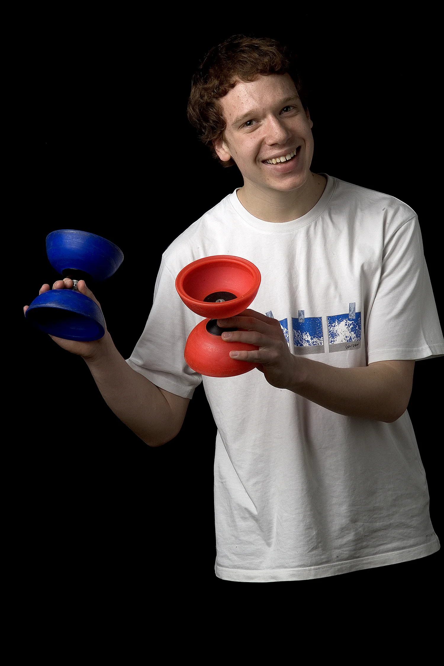 Juggler, National Centre for Circus Arts, London. Portrait by Anthony Oliver