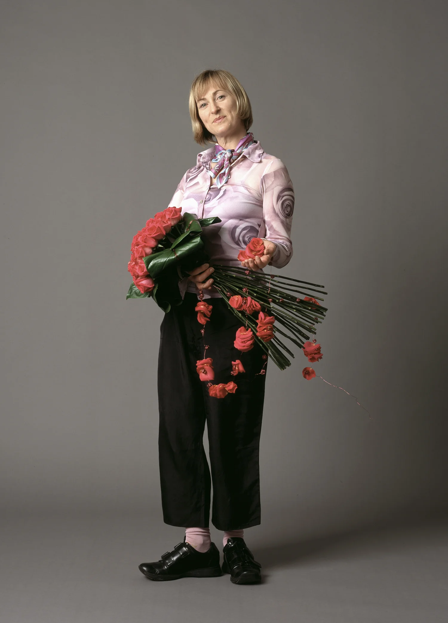 Jane Packer, Florist. The Independent Magazine. Portrait by Anthony Oliver