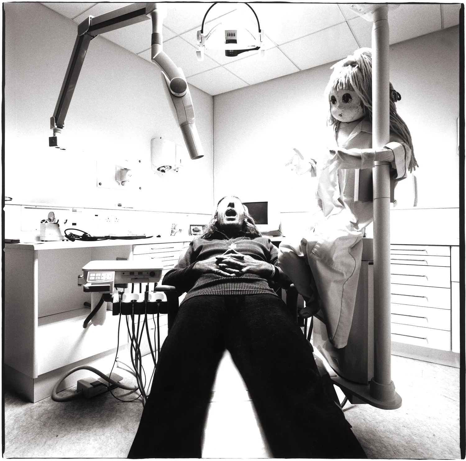 Barrington and his Dental Nurse, Portrait by Anthony Oliver