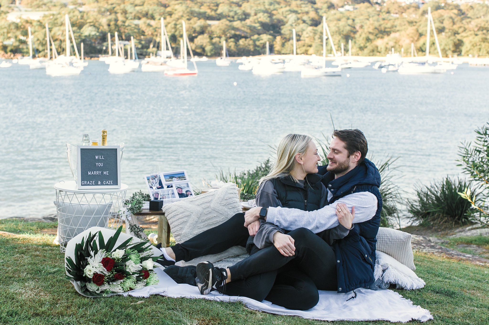 BALMORAL BEACH SURPRISE PROPOSAL PHOTOGRAPHER SYDNEY