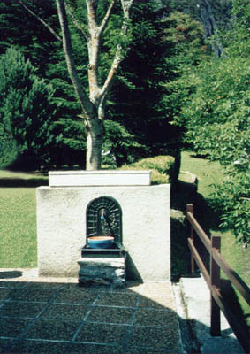 Fountain on the patio