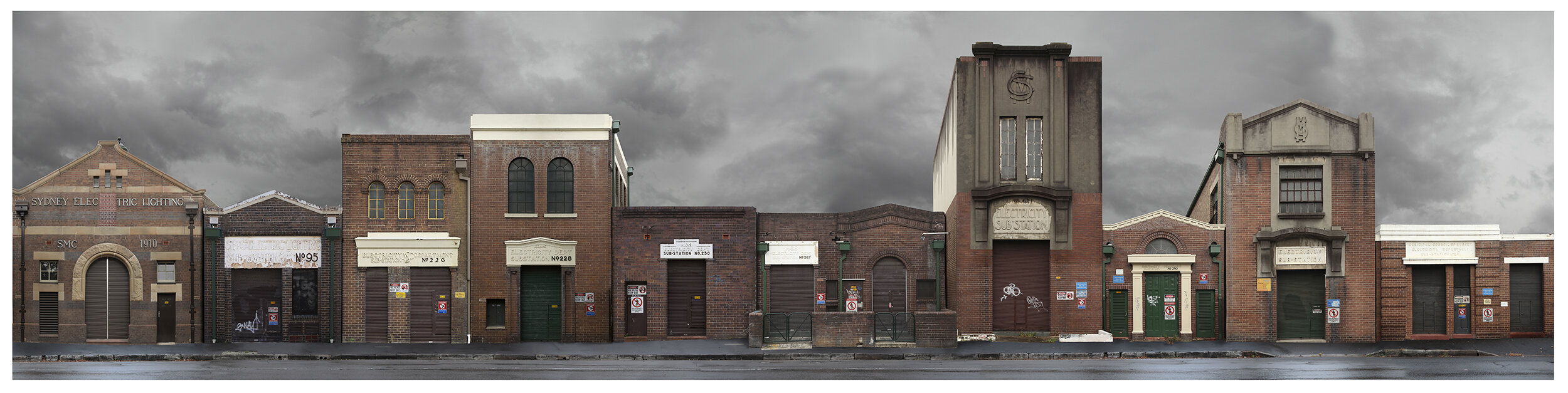 SUBSTATION - Electrical substations of Sydney, 101 X 27cm, Edition of 10