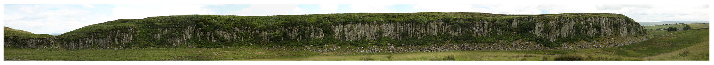 Hadrian's Wall near Sycamore Gap, United Kingdom