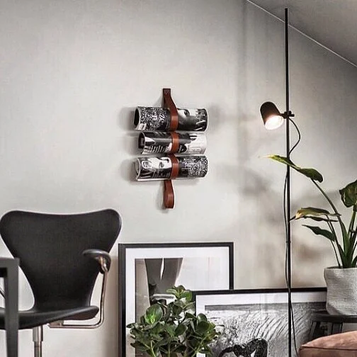 Repslagaregränd Tidningsställ Läder 