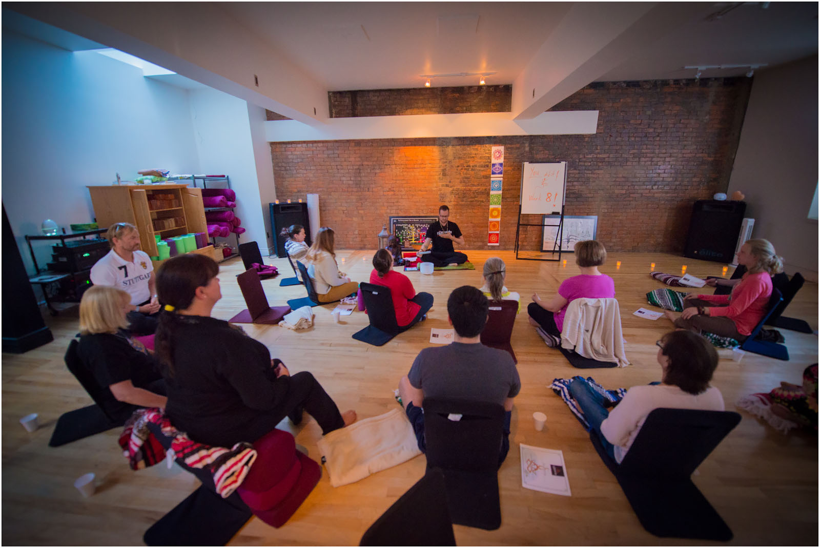 Meditation time together... Ommmmmm
