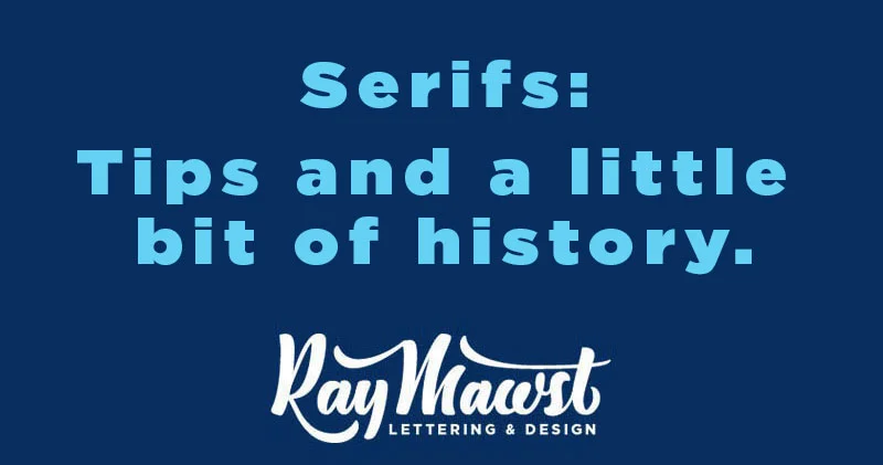 Hello everyone! Recently, I have been doing a bit of studying to learn more about typography, and for this week’s newsletter, I would like to share with you some tips for constructing serifs . There is an incredible wealth of knowledge on the history and construction of serif letters as a whole, so my explanation will in no way be exhaustive. Instead of giving a broad overview of all the characteristics of serif letters, I want to focus this article specifically on serifs to demonstrate how they have changed over the years.
