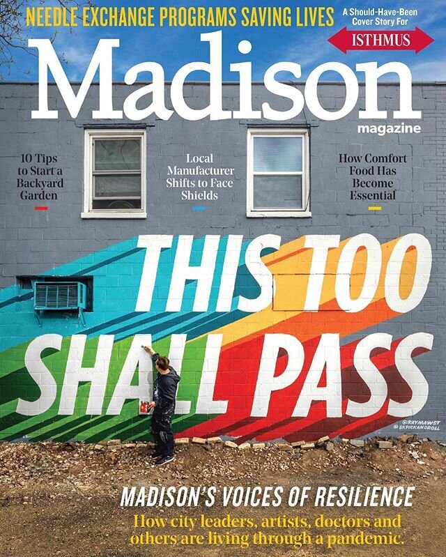 Dang... Can&rsquo;t believe I&rsquo;m on the cover of @madisonmagazine this June with the first mural that turned into an @ohyastudio series! HUGE THANK TO @madisonmagazine FOR HELPING US SPREAD SOME ENCOURAGEMENT AND POSITIVITY! ❤️❤️❤️❤️❤️❤️❤️ When 