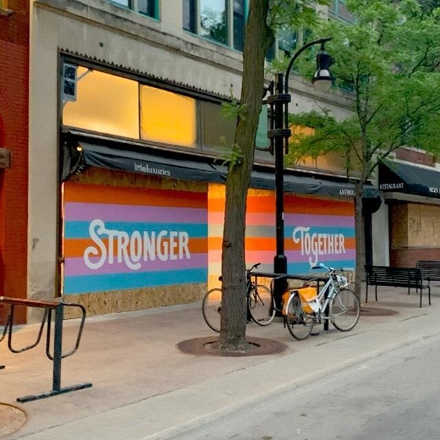 We are stronger together. &mdash;- Make sure to check out @emilybluestar &lsquo;s account soon for photos of her mural which was painted on the other side of the building. &mdash;&mdash; Music Credit: 🎼Sea Dragon ( ft Mario Camarena) by @covetband o