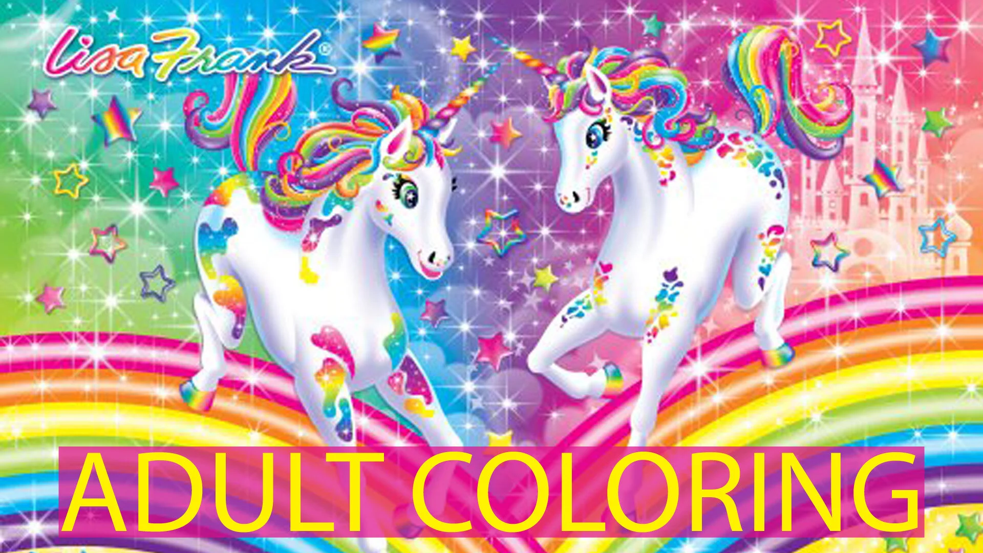 Lisa Frank Unicorn Coloring Pages
