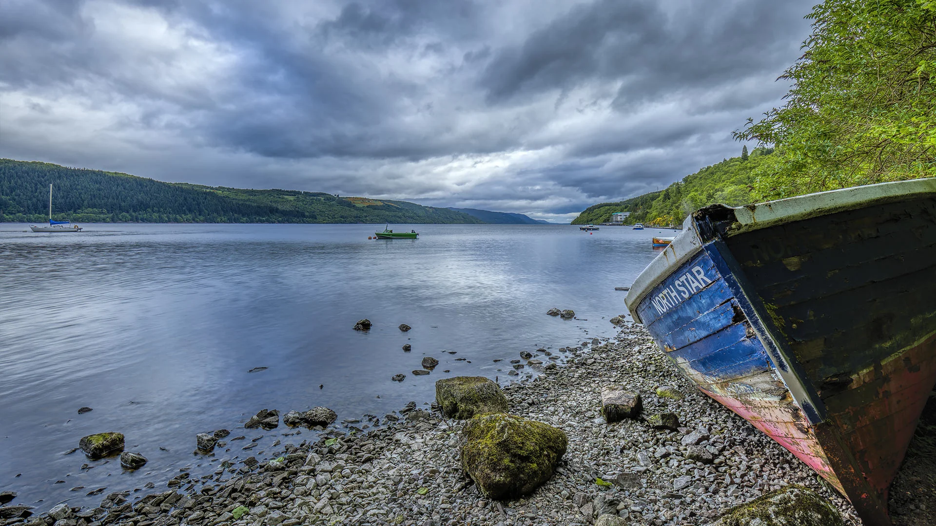 Old Boat on the Loch Ness Shore
