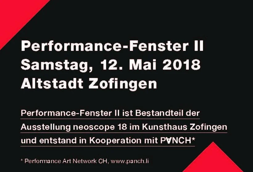 Thut Konzert - Neoscope 2018 Zofingen Performance Fenster II