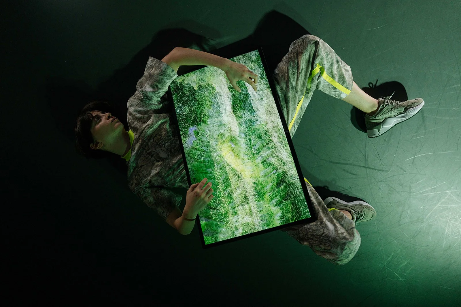   POROUS MATTER   Costume design by Antoniya Ivanova A performance by Anna Anderegg in collaboration with University of Zurich’s Art x Science department. It is an interdisciplinary performance that investigates the permeability—the porosity—of the b