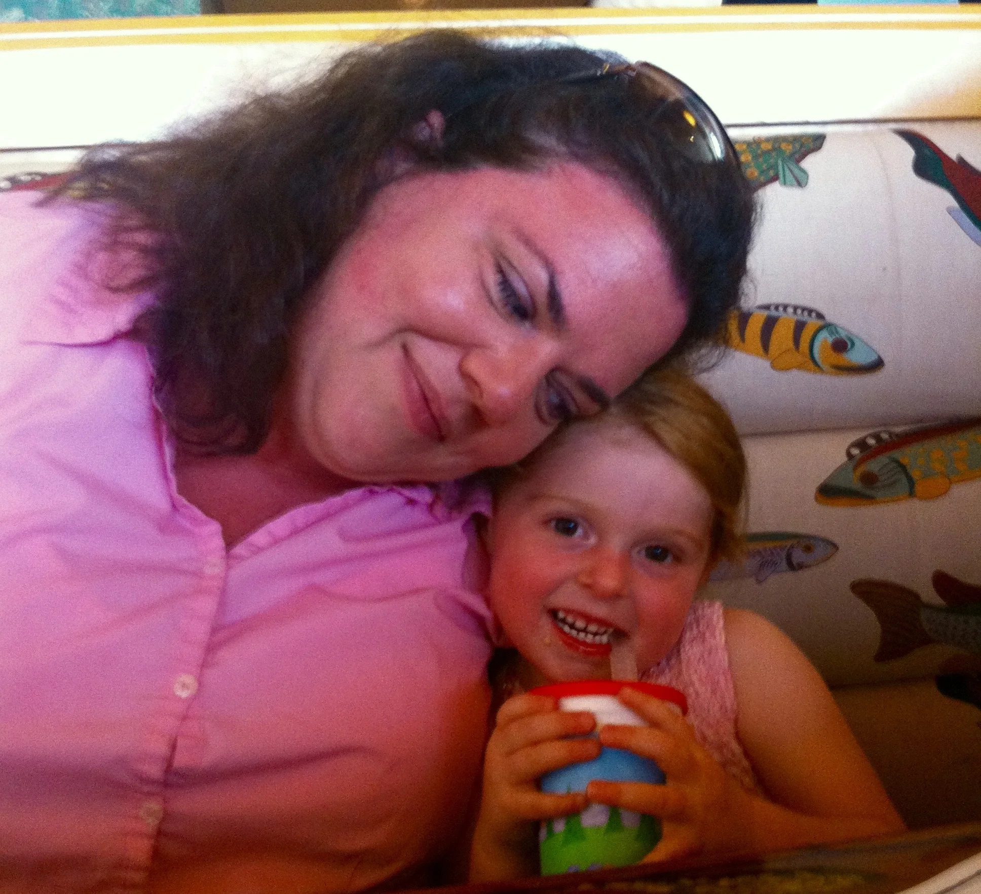 Here's my bestie Emily Baker loving up on Aspen when she was three. We've been friends since 7th grade.