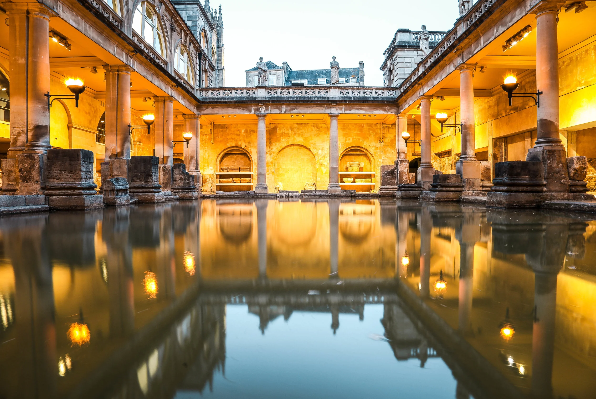 The Roman Baths Bath UK
