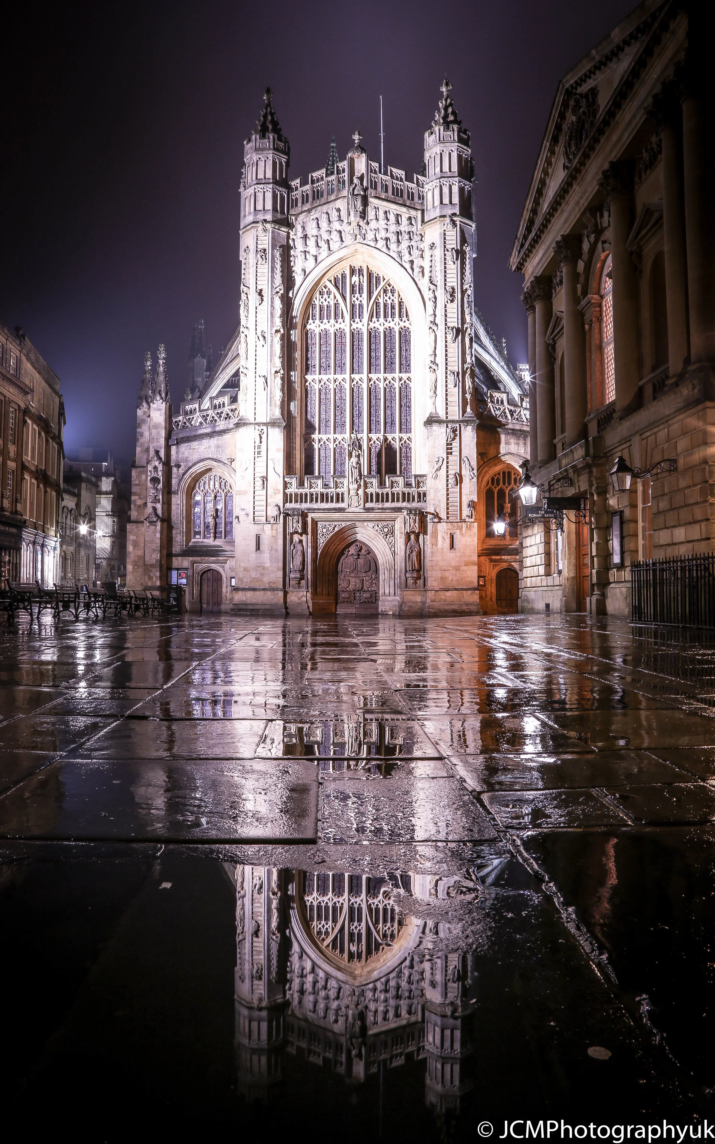 Abbey reflections Bath UK
