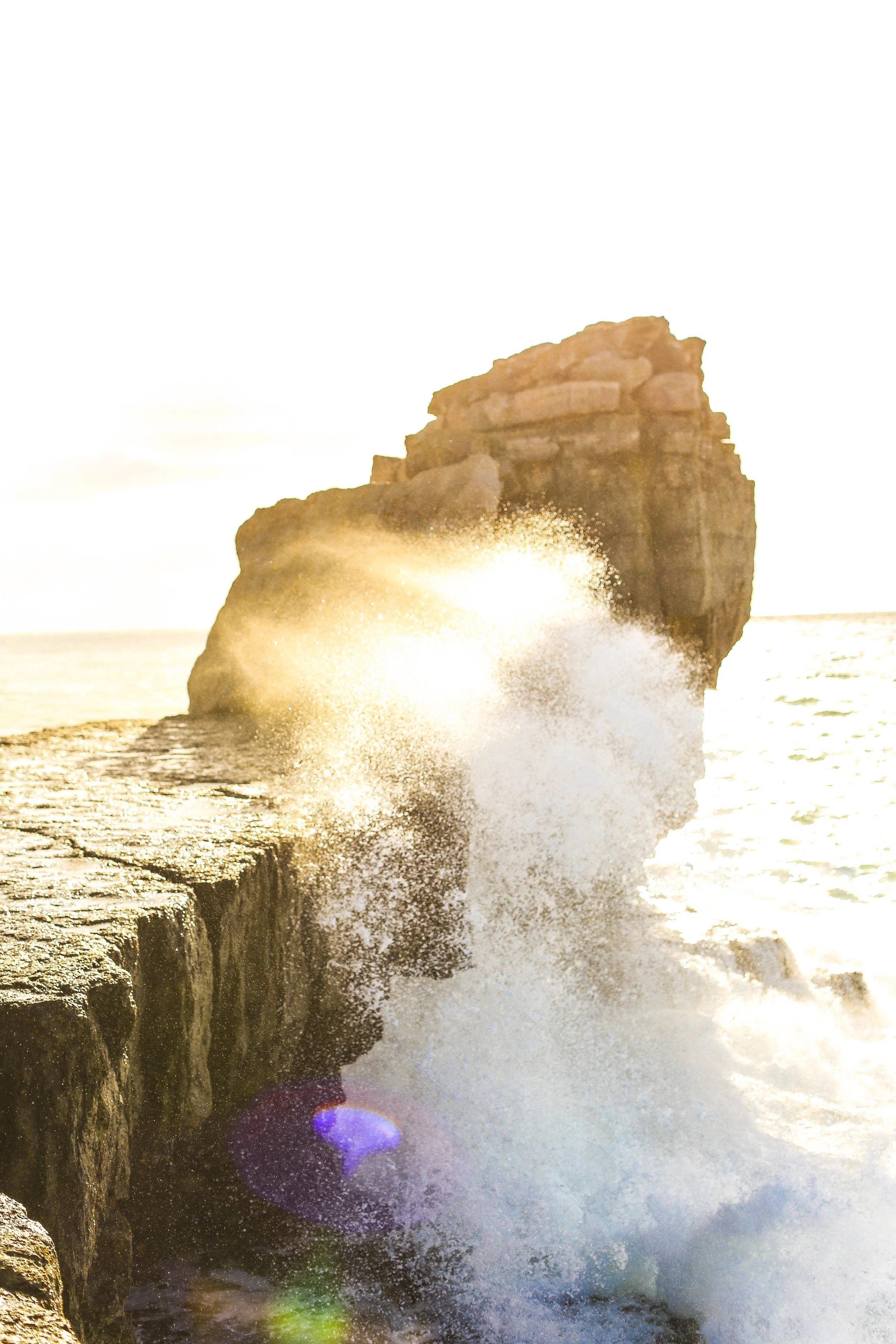 Under the light of the pulpit The Isle of Portland UK