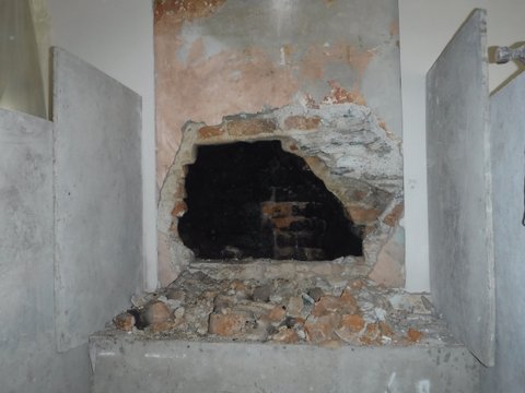 Opening at ground level