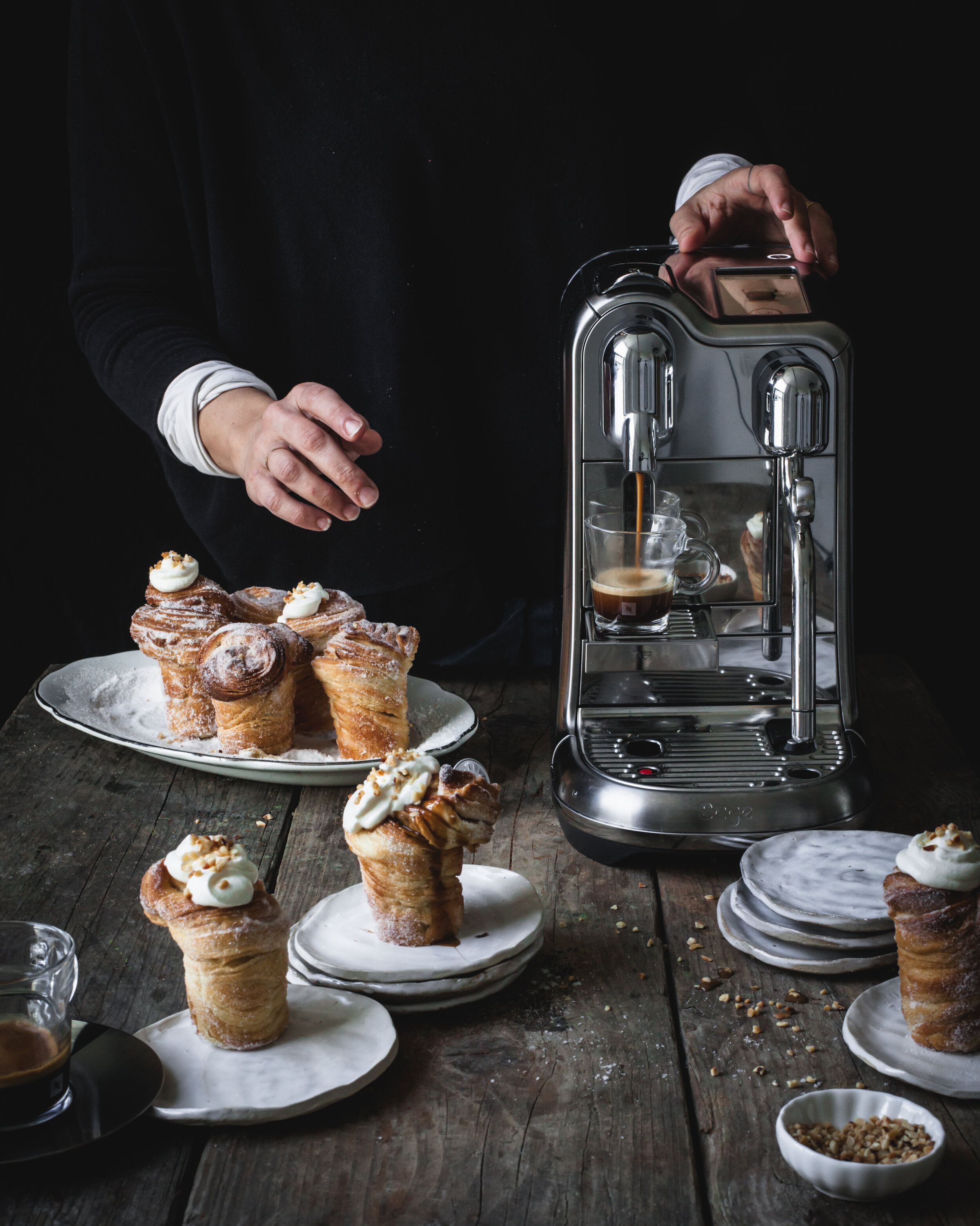 Vegan Cruffins with Nespresso Coffee Cream — salvia+limone