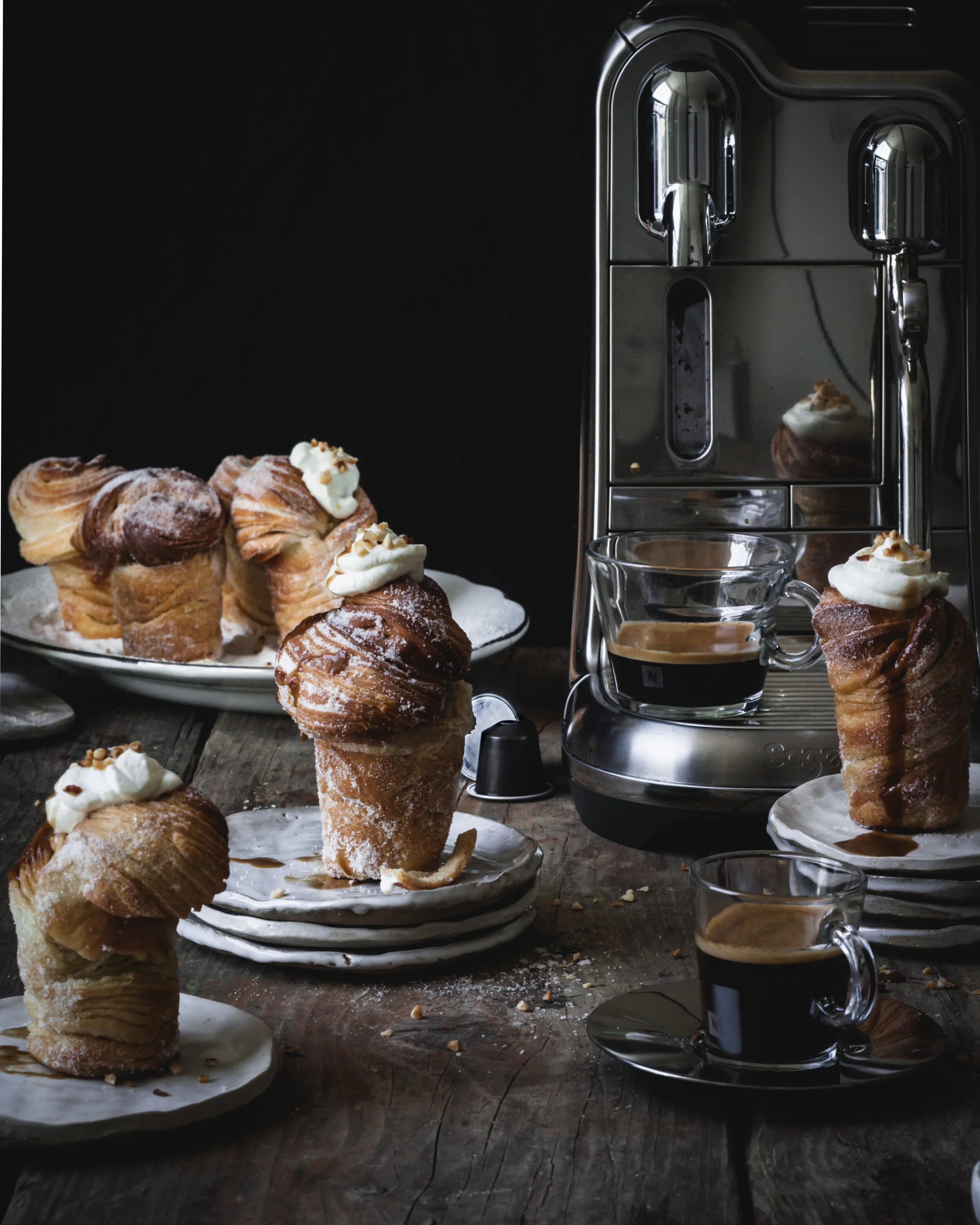 Vegan Cruffins with Nespresso Coffee Cream — salvia+limone