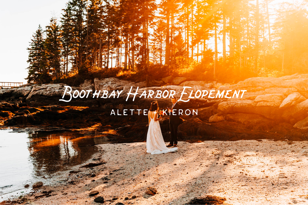 Pratts Island Elopement in Maine: Alette & Kieron